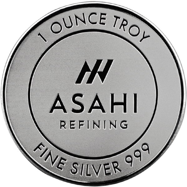 1 OZ SILVER ROUND ASAHI