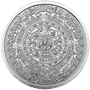 5 OZ SILVER ROUND AZTEC CALENDAR