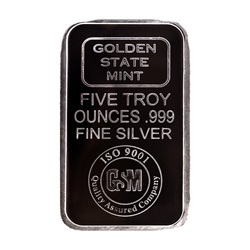 5 oz .999 Silver Bar (Our Choice Mint & Design)