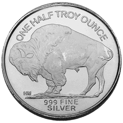 Buffalo 1/2 oz .999 Silver Round