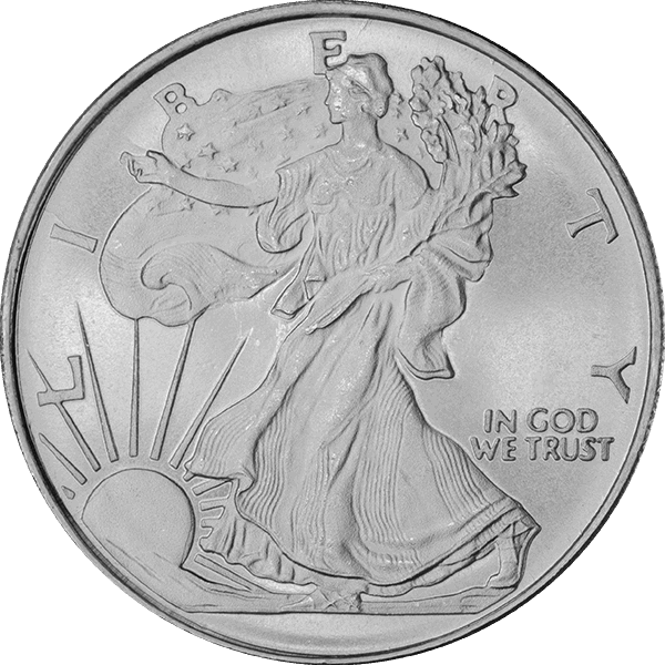 SILVER ROUNDS FRACTIONAL - 1/2 OZ SILVER ROUND WALKING LIBERTY - .5SRDWL