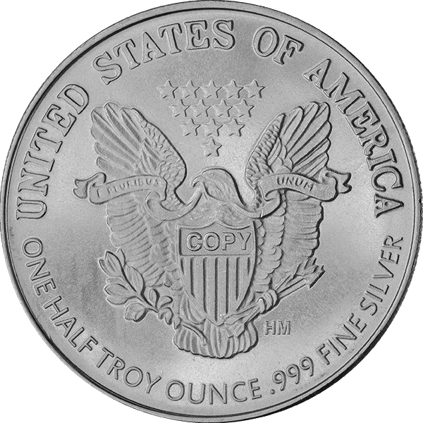 SILVER ROUNDS FRACTIONAL - 1/2 OZ SILVER ROUND WALKING LIBERTY - .5SRDWL