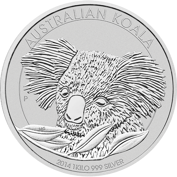AUSTRALIAN SILVER - KILO PERTH SILVER KOALA - KILOAGKOALA