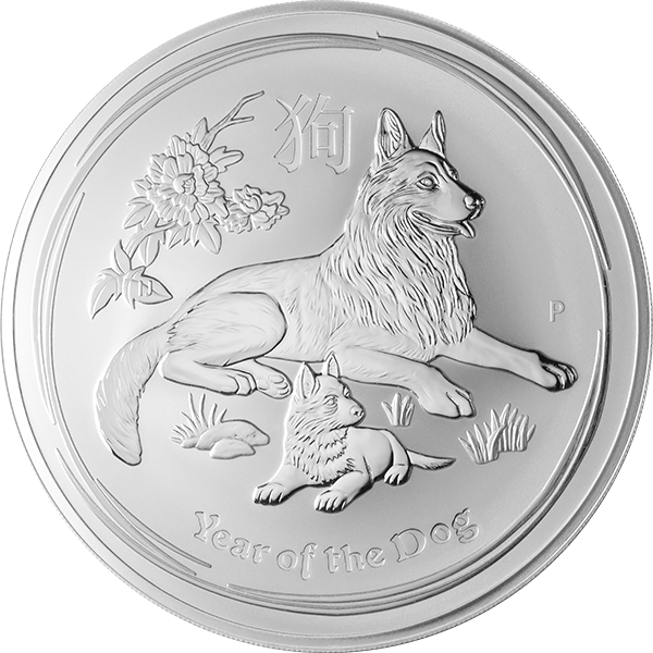AUSTRALIAN SILVER - 2018 KILO PERTH SILVER DOG - KSPDO18