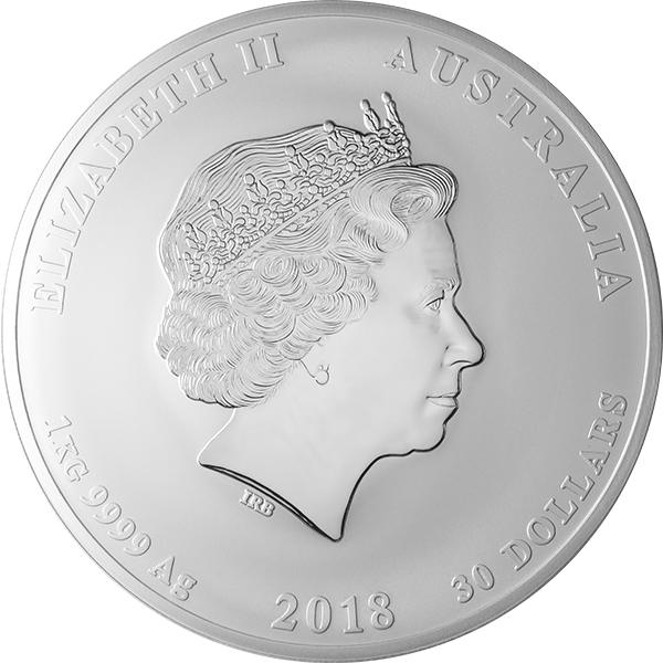 AUSTRALIAN SILVER - 2018 KILO PERTH SILVER DOG - KSPDO18