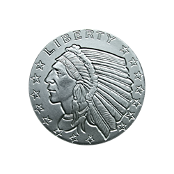 Golden State Mint Incuse Indian 1/4 oz .999 Silver Round