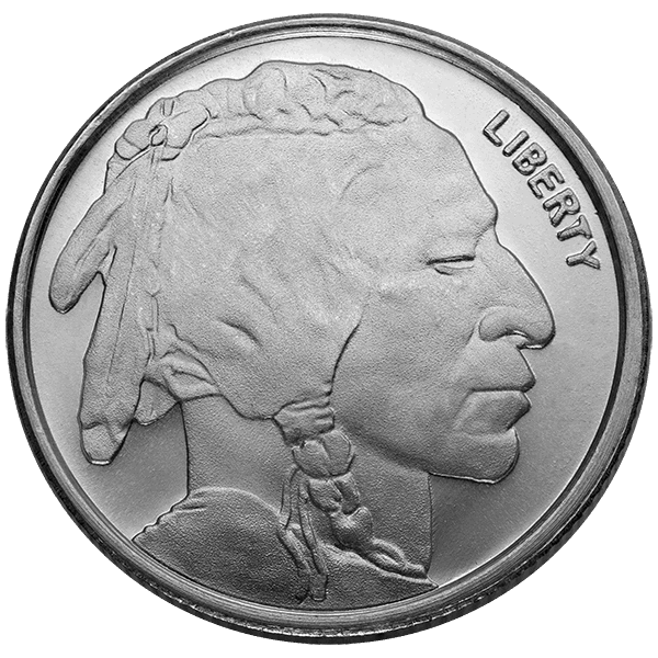 SILVER ROUNDS FRACTIONAL - 1/4 OZ SILVER ROUND BUFFALO - .25SRDBUFF