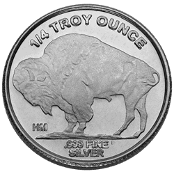 Buffalo 1/4 oz .999 Silver Round