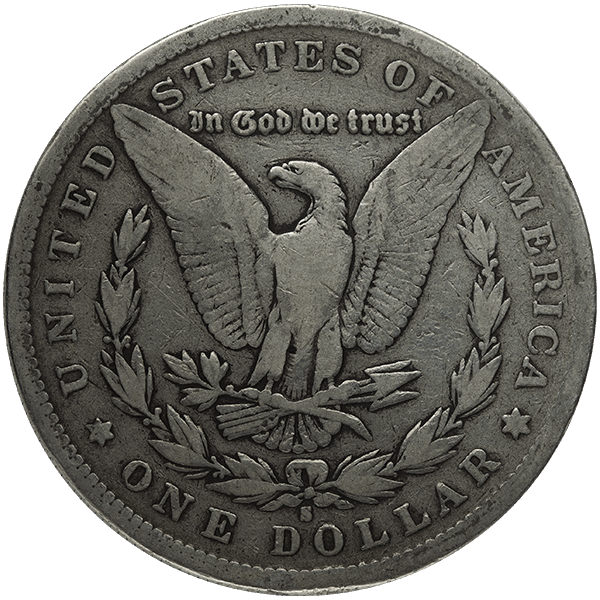 AMERICAN SILVER MORGAN DOLLAR ALMOST GOOD