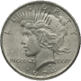 AMERICAN SILVER PEACE DOLLAR AU