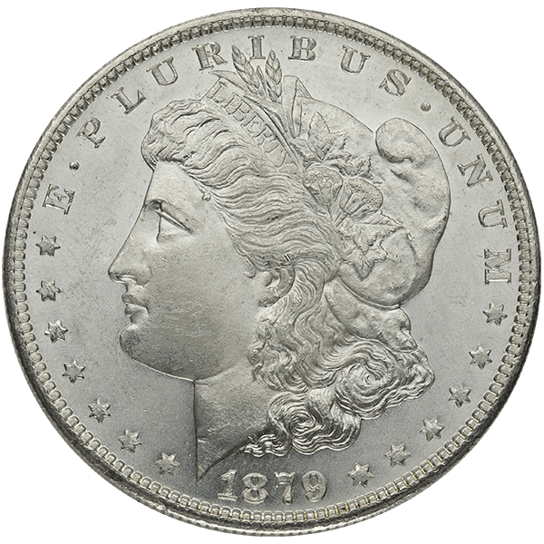 SILVER DOLLARS - AMERICAN SILVER MORGAN DOLLAR BU - RBUMORG