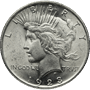 AMERICAN SILVER PEACE DOLLAR BU