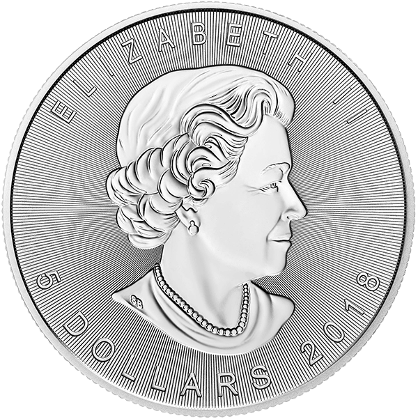 CANADIAN SILVER - 2018 1 OZ CANADIAN SILVER MAPLE LEAF INCUSE - 1SMLIN18