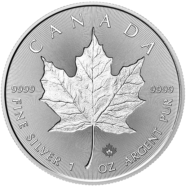 CANADIAN SILVER - 2018 1 OZ CANADIAN SILVER MAPLE LEAF INCUSE - 1SMLIN18