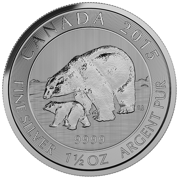 CANADIAN SILVER - 1.5 OZ CANADIAN SILVER POLAR BEAR - 1.5AGPOLAR