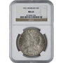 1878-1904 AMERICAN SILVER MORGAN DOLLAR NGC63