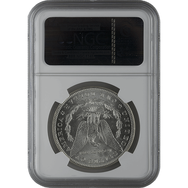 1878-1904 AMERICAN SILVER MORGAN DOLLAR NGC62
