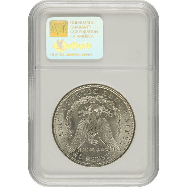 1921 AMERICAN SILVER MORGAN DOLLAR NGC65