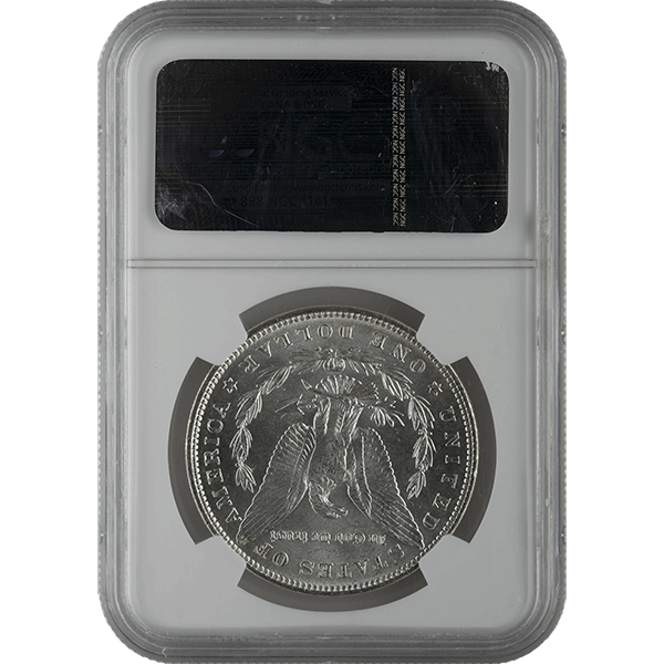 SILVER DOLLARS - 1878-1921 AMERICAN SILVER MORGAN DOLLAR NGC66 - RMORG$NGC66