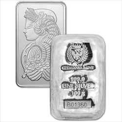 Random Mint (Our Choice) 100g .999 Silver Bar