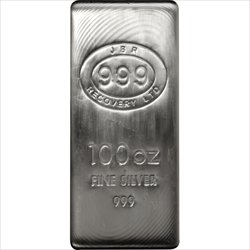100 OZ SILVER BAR JBR RECOVERY