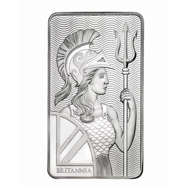 SILVER BARS 10 OZ - 10 OZ SILVER BAR ROYAL MINT BRITANNIA - 10SBBR