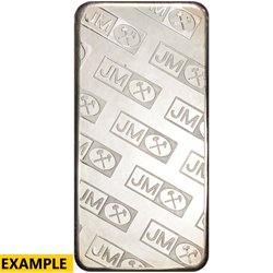 Johnson-Matthey 10 oz .999 Silver Bar (Vintage)