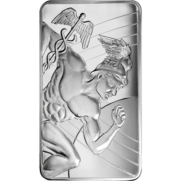 SILVER BARS 10 OZ - 10 OZ SILVER BAR SUNSHINE MERCURY - 10SBSSM