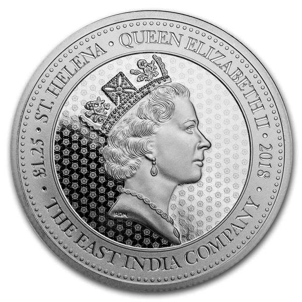 1.25 OZ SILVER ROSE CROWN GUINEA