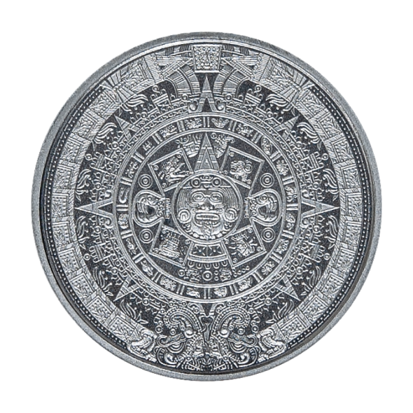 1/2 OZ SILVER ROUND AZTEC CALENDAR