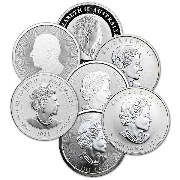 WORLD SILVER - 1.5 OZ SILVER SOVEREIGN MINT COINS MISC TYPE - 1.5SC