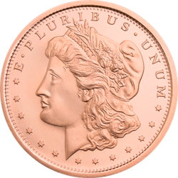 1 oz Copper Round Morgan