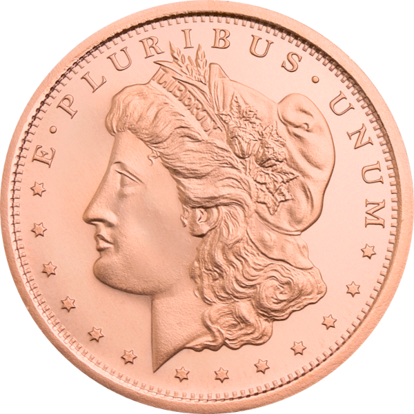 COPPER - 1 OZ COPPER ROUND MORGAN - 1CRDMORG