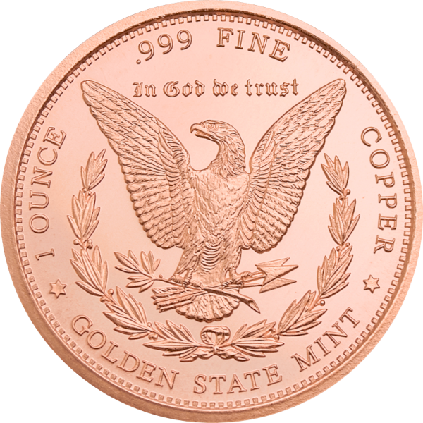 COPPER - 1 OZ COPPER ROUND MORGAN - 1CRDMORG