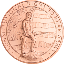 1 oz Copper Round Second Amendment