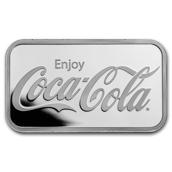 SILVER BARS 1 OZ - 1 OZ SILVER BAR COCA COLA - 1SBCC