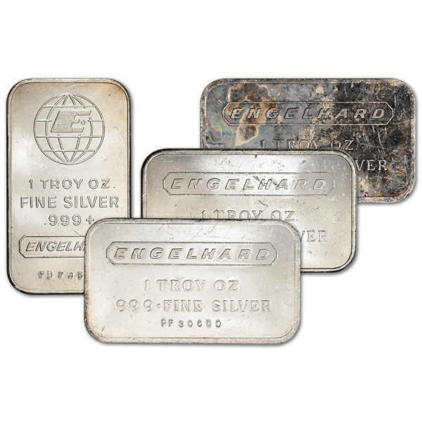 SILVER BARS 1 OZ - 1 OZ SILVER BAR ENGELHARD - 1EHREC