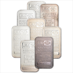 Johnson Matthey 1 oz .999 Silver Bar (Vintage)
