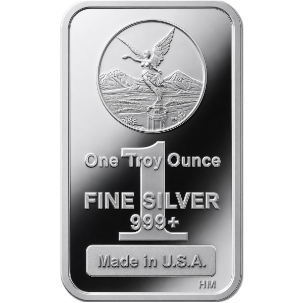 1 oz Silver Bar Libertad Highland Mint, front
