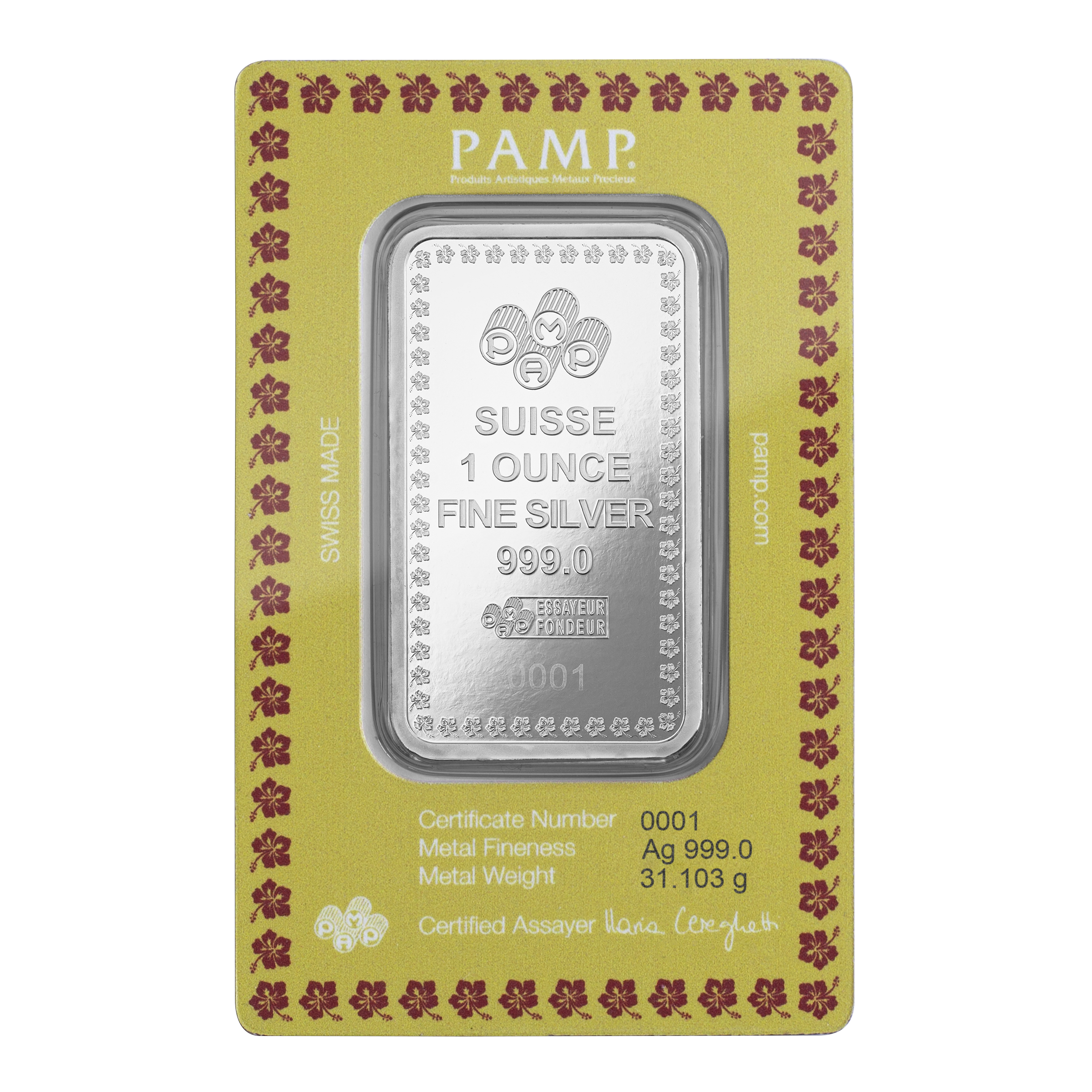 1 OZ SILVER BAR PAMP DIWALI 2024
