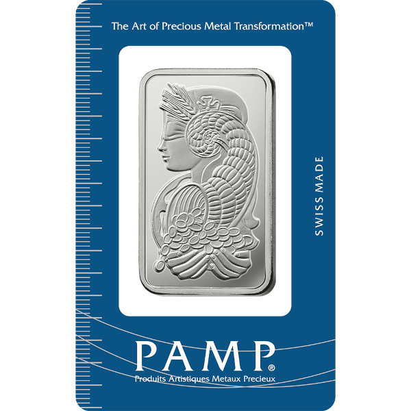SILVER BARS 1 OZ - 1 OZ SILVER BAR PAMP FORTUNA - 1SBPAF