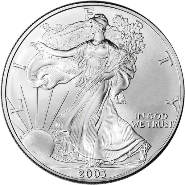 AMERICAN SILVER EAGLE - 2003 1 OZ AMERICAN SILVER EAGLE - 03SE