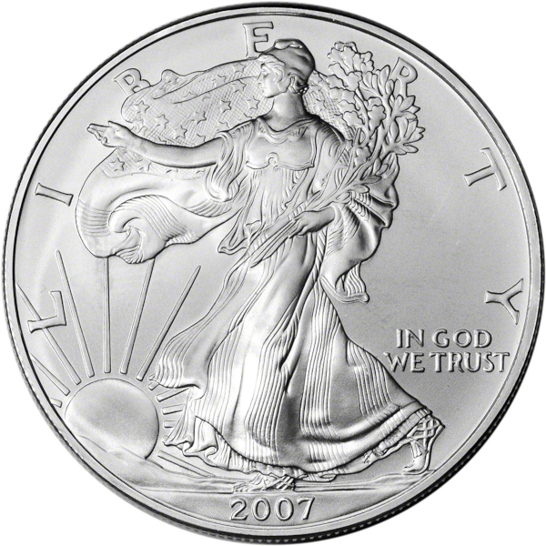 AMERICAN SILVER EAGLE - 2007 1 OZ AMERICAN SILVER EAGLE - 07SE
