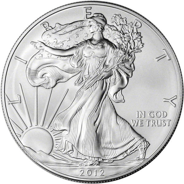 AMERICAN SILVER EAGLE - 2012 1 OZ AMERICAN SILVER EAGLE - 12SE