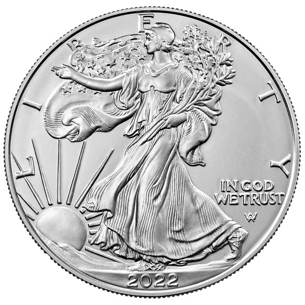 AMERICAN SILVER EAGLE - 2022 1 OZ AMERICAN SILVER EAGLE - 1SE22