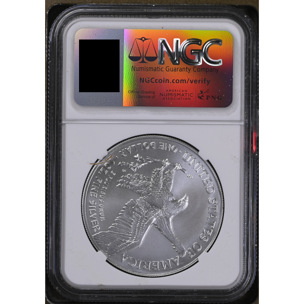 AMERICAN SILVER EAGLE NGC AND PCGS - 2024 1 OZ AMERICAN SILVER EAGLE NGC MS70 - 1SE24N70