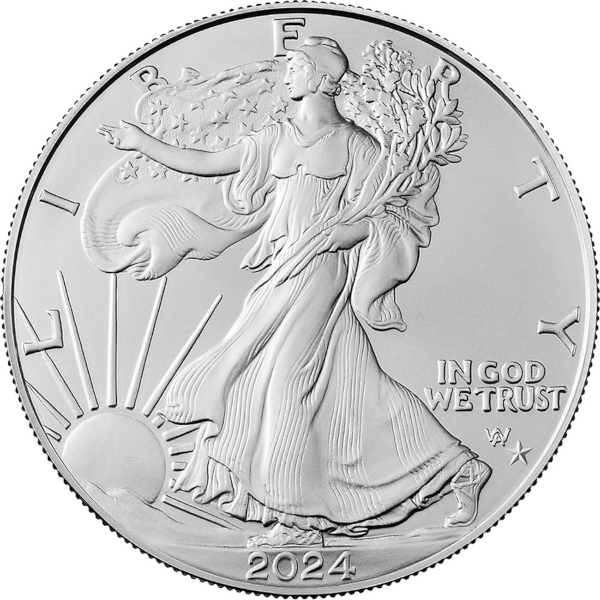 AMERICAN SILVER EAGLE - 2024-P 1 OZ AMERICAN SILVER EAGLE STAR PRIVY - 1SE24PSP