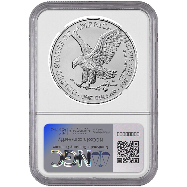 2024(W) AMERICAN SILVER EAGLE NGC MS70 FIRST DAY OF ISSUE