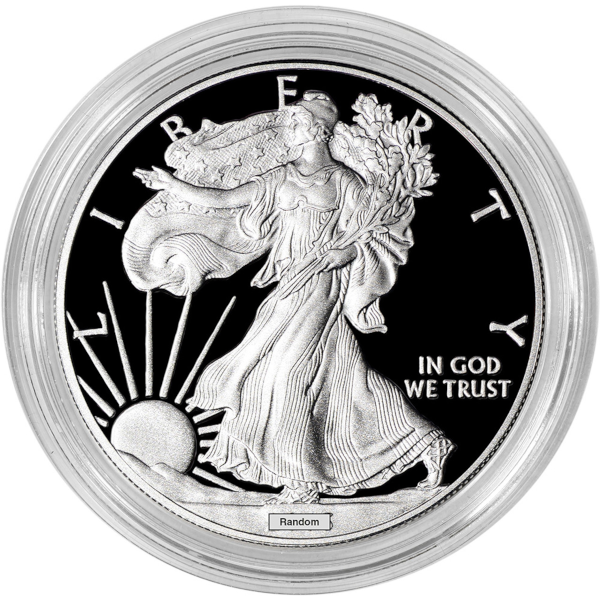 AMERICAN PROOF SILVER EAGLE - 1 OZ AMERICAN SILVER EAGLE PROOF CAPSULE ONLY - PRFSECO
