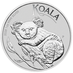 2025 1 OZ AUSTRALIAN SILVER KOALA